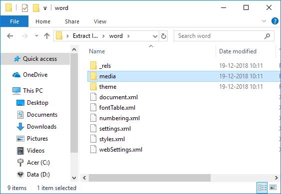 Hướng dẫn cách lưu tất cả ảnh trong tài liệu Microsoft Word